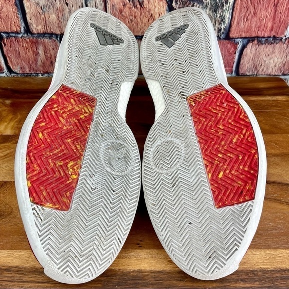 Adidas Men’s Marquee Boost Low in Active Red Size 13.5 F36305 - Picture 9 of 11